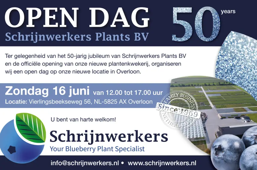 Anniversary event Schrijnwerkers Plants